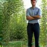 David Chen in his eco-friendly business